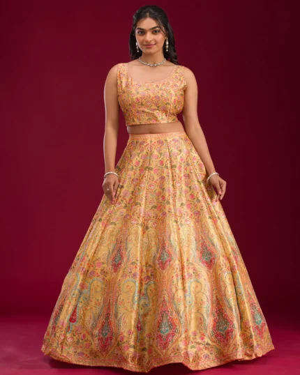 Zariwork Banarasi Readymade Lehenga