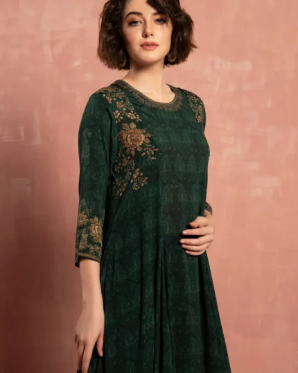 PRINTED KURTA TOP AND PALAZZO PANTS SET