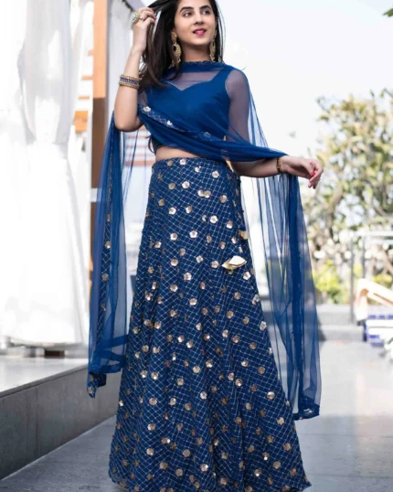 Blue Lehenga