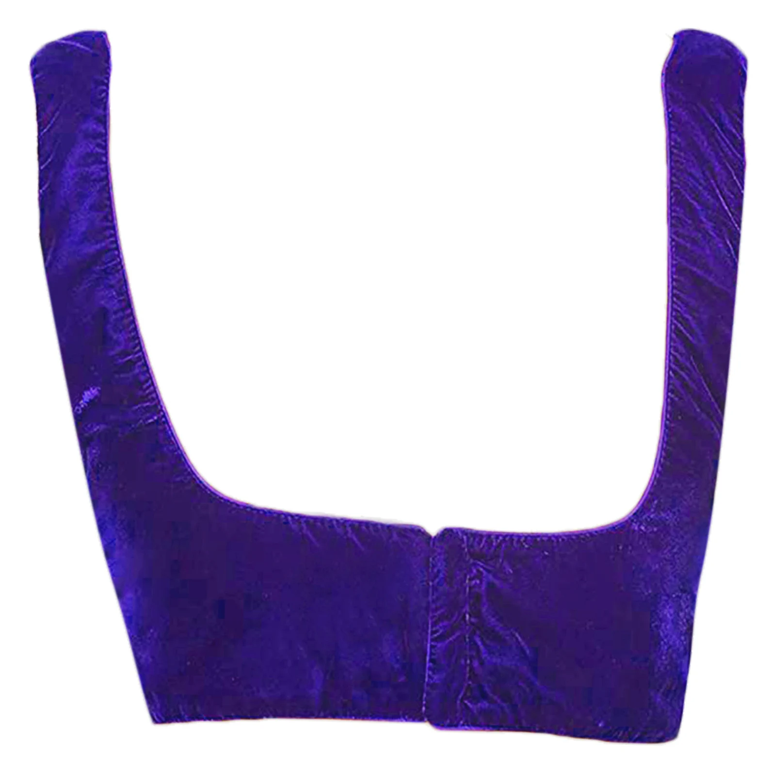 Women's Velvet Blouse, Bollywood Lehenga Choli, Stretchable Saree Blouse, Crop Top, Handmade Blouse, - Image 2