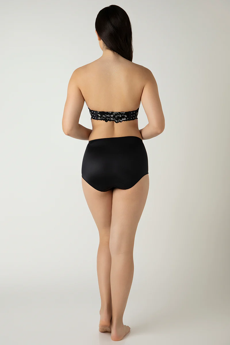 Black Femme Lace Padded Wired Multiway Bra - Image 12