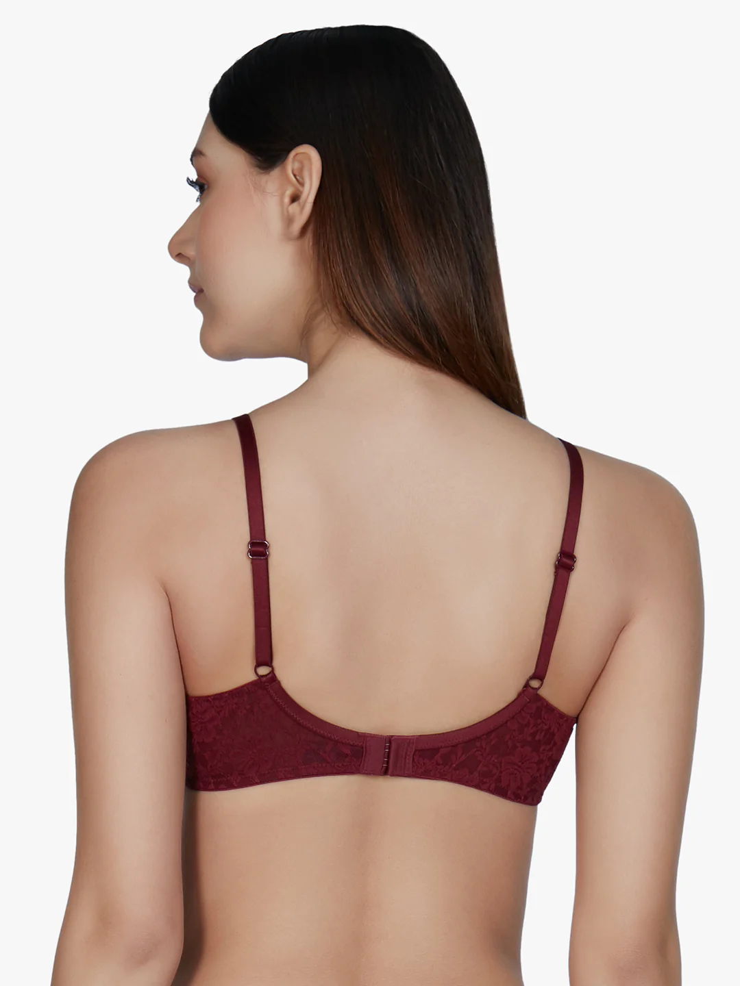 Floral Romance Padded Wired Lace Bra - Image 3