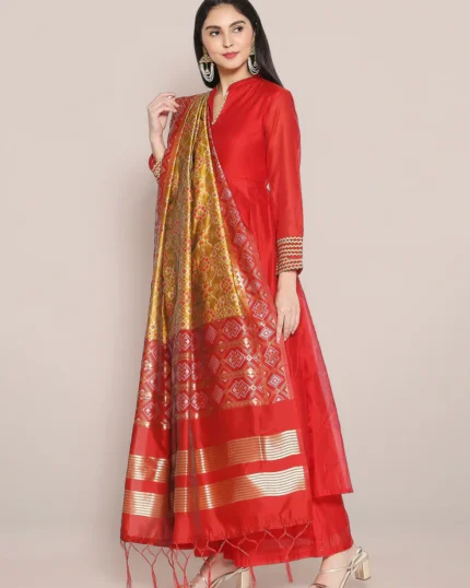 Elegant Banarasi Patola Silk Dupatta