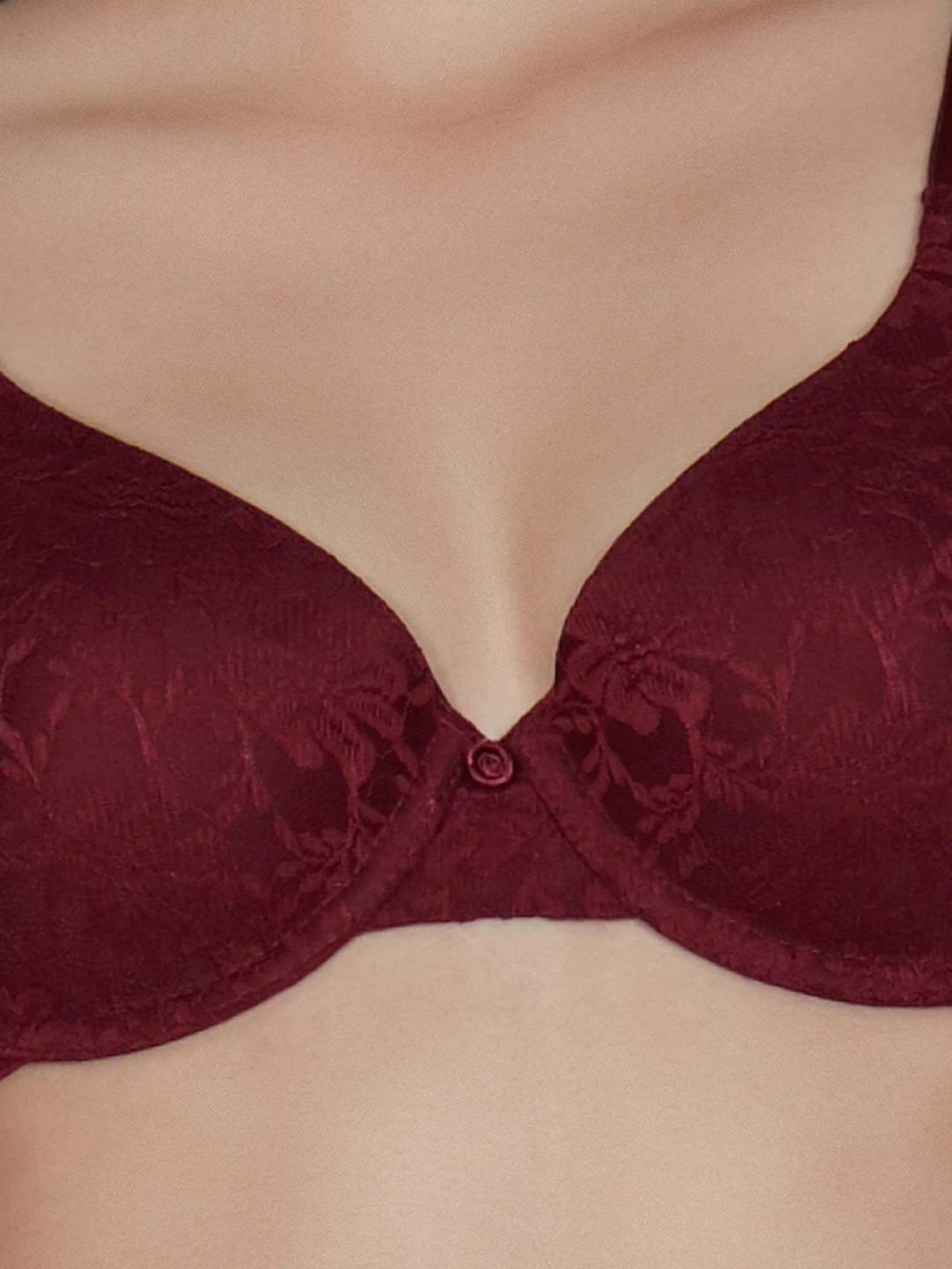 Floral Romance Padded Wired Lace Bra - Image 4