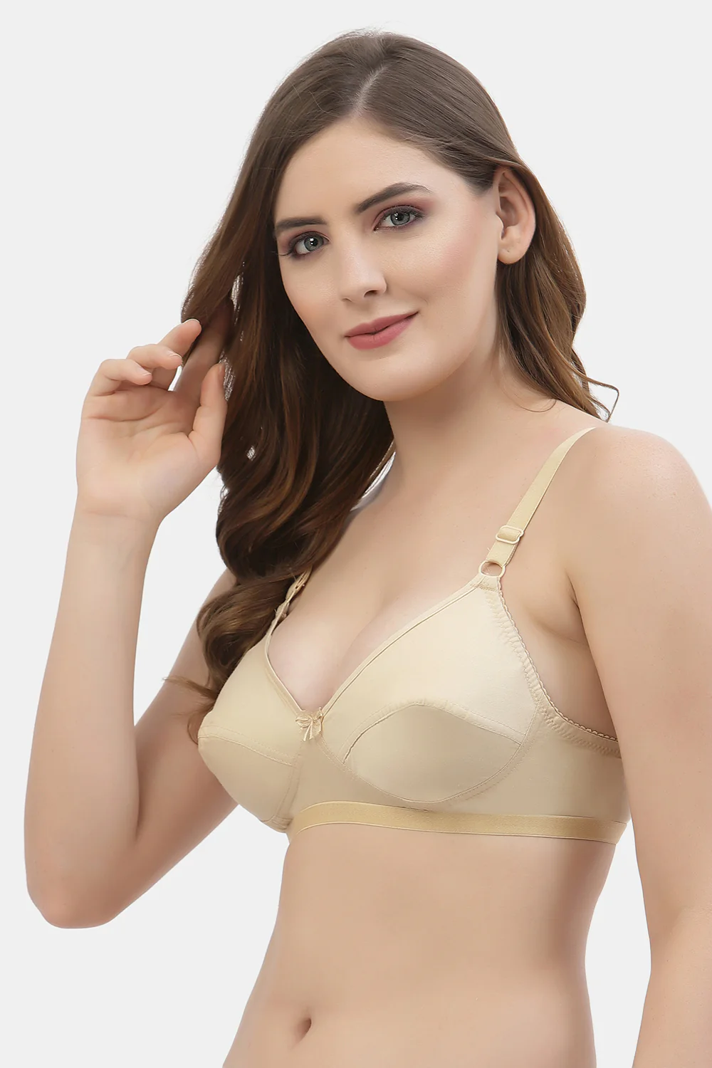 Skin Non-Wired Flora Cotton Full-Coverage Bra - Image 3