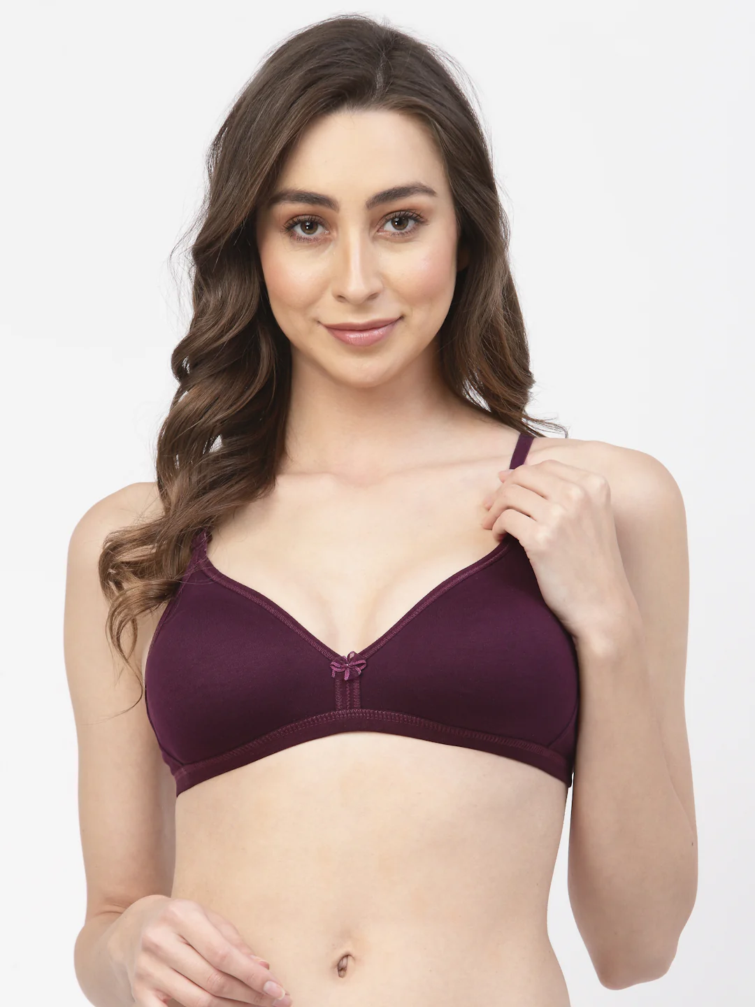 Women's Convertible Straps T-Shirt Bra Non Padded & Non-Wired Medium Coverage - Image 21
