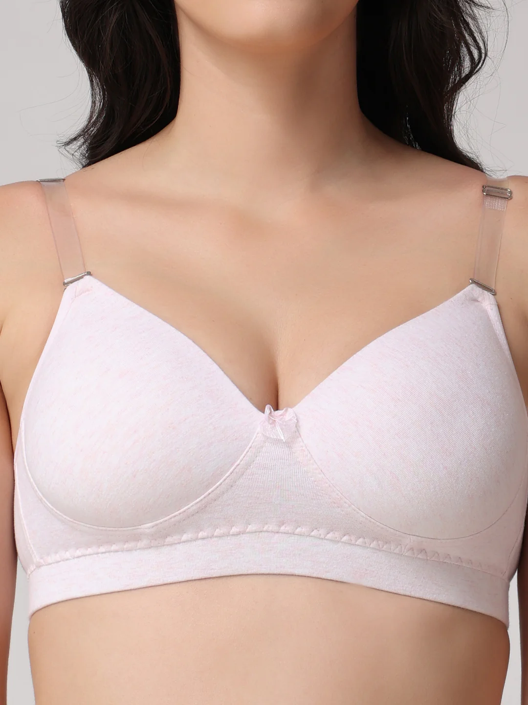 Full Coverage Heavily Padded Convertible-Straps T-Shirt Bra - Image 10