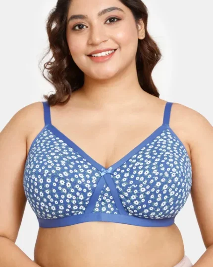 Rosaline Everyday Double Layered Non-Wired 3/4th Coverage Supper Support Bra