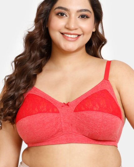 Rosaline Everyday Double Layered Non Wired Full Coverage Super Support Bra