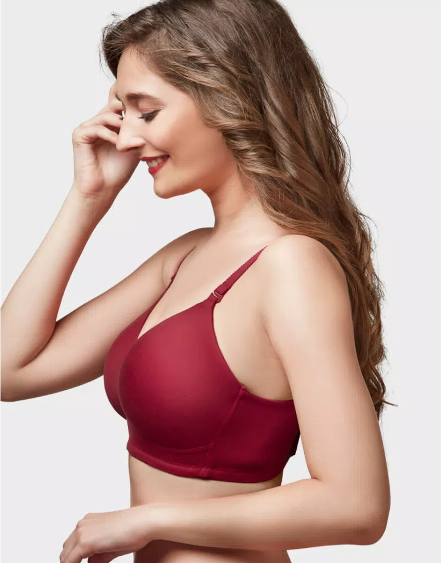 Moulded Feather Non Padded Full Coverage Women Bra - Image 3
