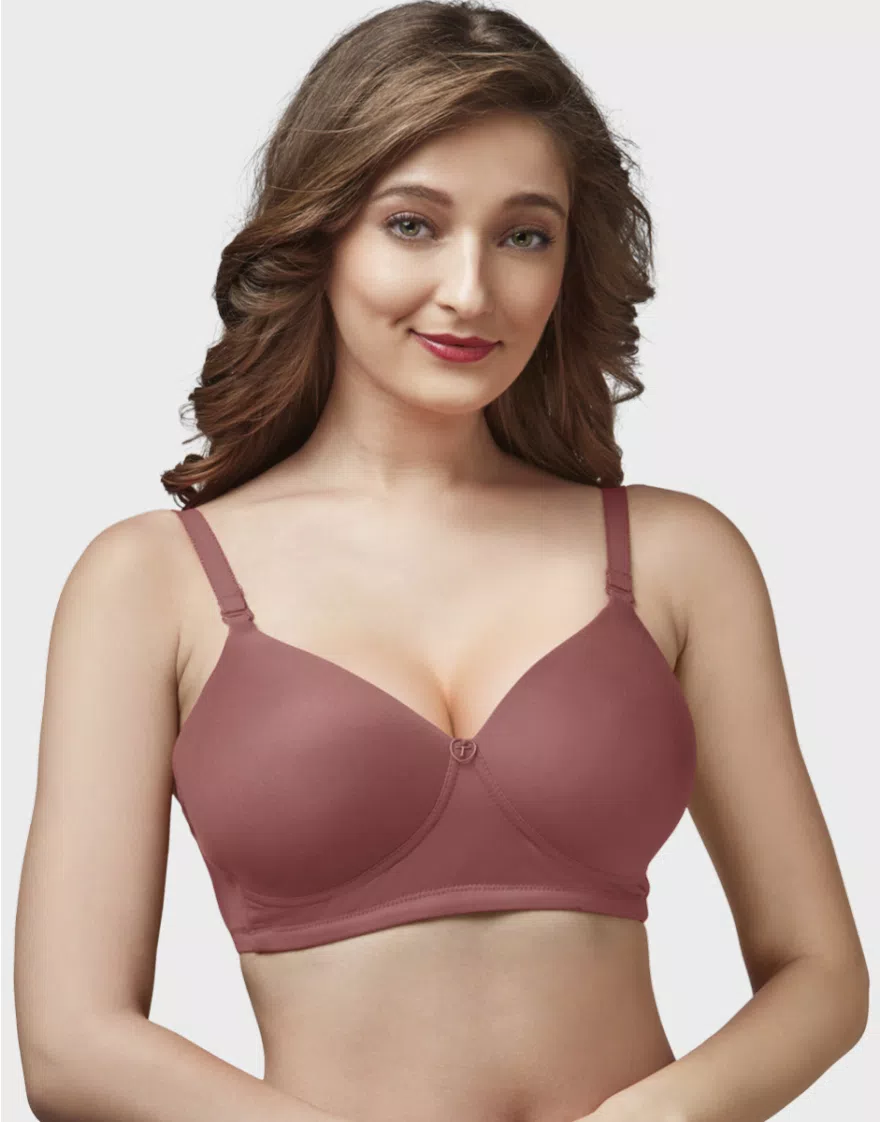 Moulded Feather Non Padded Full Coverage Women Bra - Image 10