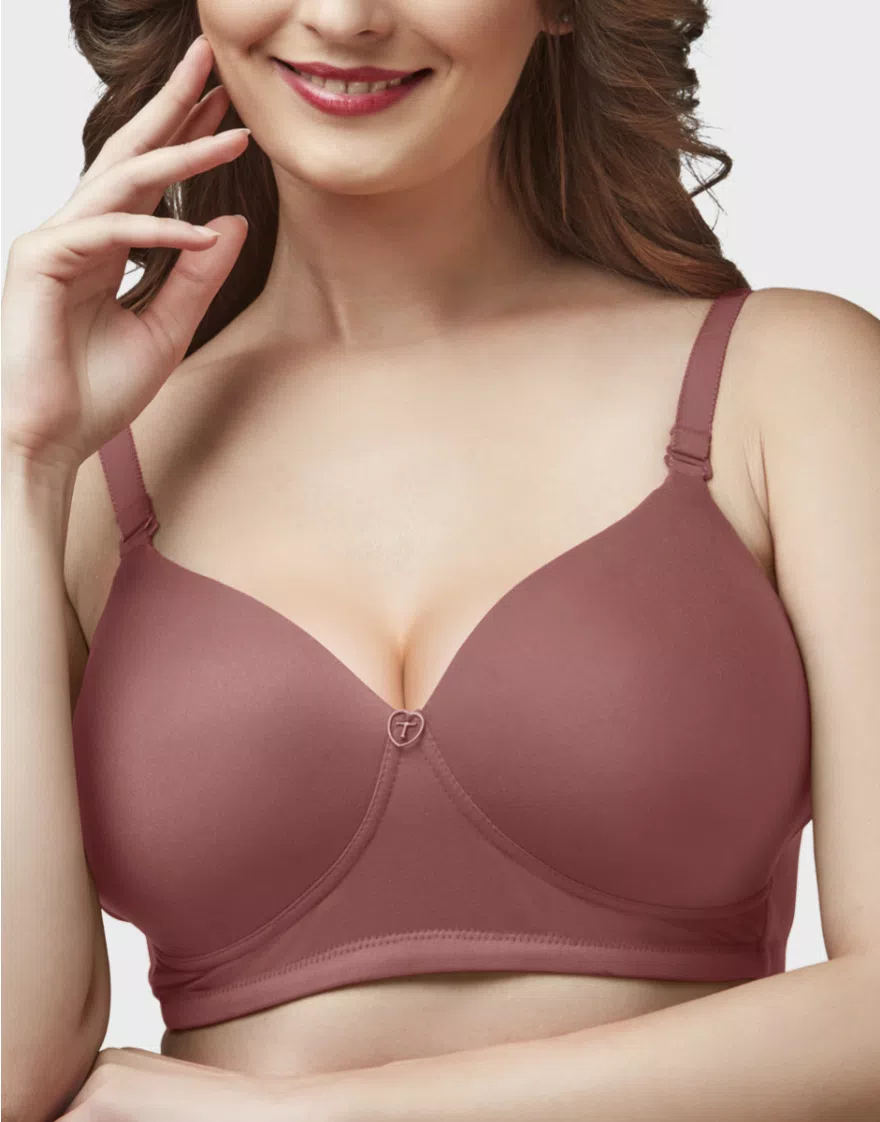 Moulded Feather Non Padded Full Coverage Women Bra - Image 13