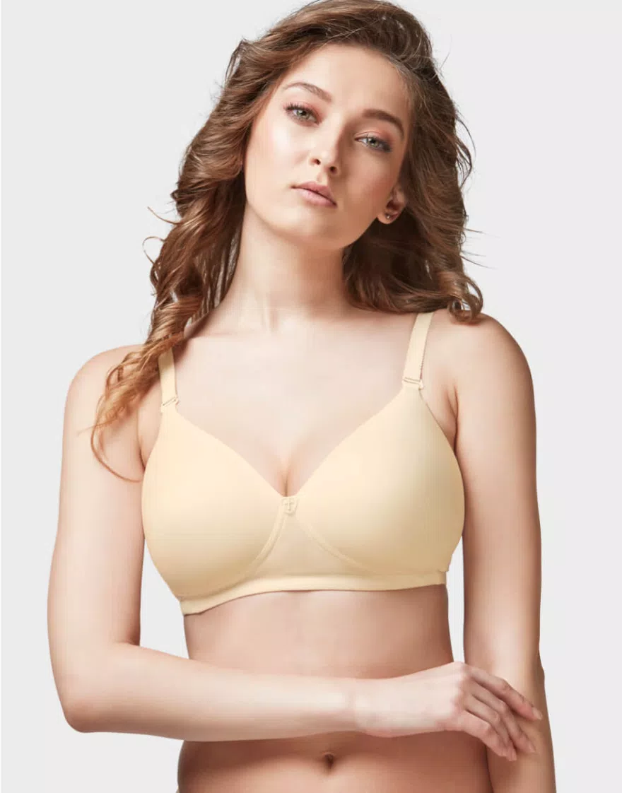 Moulded Feather Non Padded Full Coverage Women Bra - Image 6